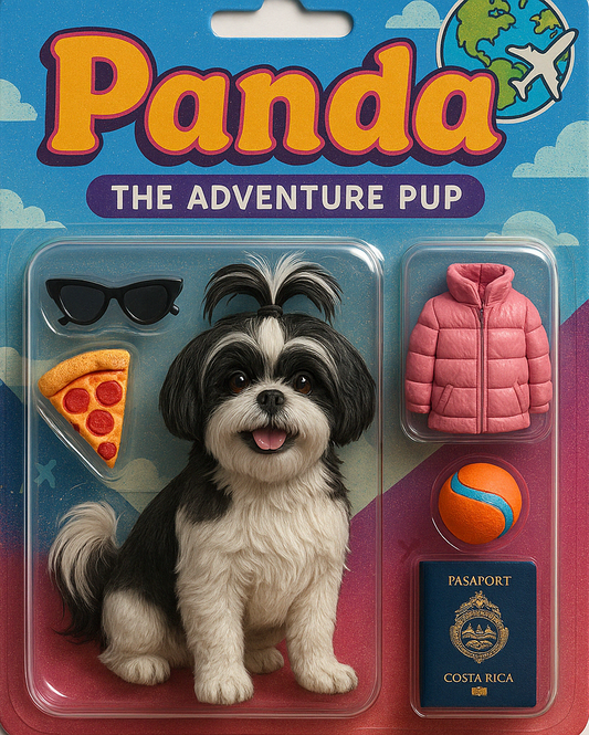Panda action figure